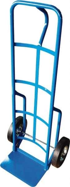 PRO-SOURCE - 800 Lb Capacity 50" OAH Hand Truck - 8 x 14" Base Plate, Loop Handle, Steel, Semi-Pneumatic Wheels - USA Tool & Supply