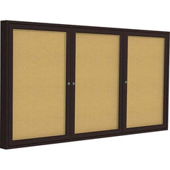 Ghent - Cork Bulletin Boards Style: Enclosed Cork Bulletin Boards Color: Natural Cork - USA Tool & Supply