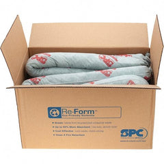 Brady SPC Sorbents - 12 Gal, 8' Long, 3" Diam, Polypropylene Sock - Universal, Brown - USA Tool & Supply