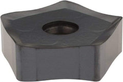 Ingersoll Cutting Tools - PNCU1708 Grade IN2030 Carbide Milling Insert - TiAlN Finish, 0.33" Thick, 0.925" Inscribed Circle, 0.06" Corner Radius - USA Tool & Supply
