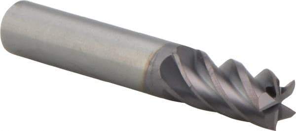 M.A. Ford - 3/8", 7/8" LOC, 3/8" Shank Diam, 2-1/2" OAL, 5 Flute, Solid Carbide Square End Mill - Single End, ALtima Finish, 38° Helix, Centercutting, Right Hand Cut, Right Hand Flute, Series 178 - USA Tool & Supply
