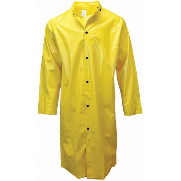 Neese - Size L Yellow Rain & Flame Resistant/Retardant Coat - USA Tool & Supply
