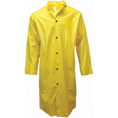 Neese - Size L Yellow Rain & Flame Resistant/Retardant Coat - USA Tool & Supply