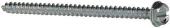 Value Collection - #10 Hex Washer Head Slotted Sheet Metal Screw - Steel, 3" Length Under Head, Grade 2 - USA Tool & Supply