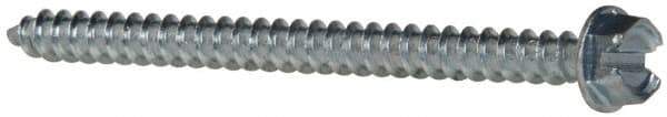 Value Collection - #12 Hex Washer Head Slotted Sheet Metal Screw - Steel, 3" Length Under Head, Grade 2 - USA Tool & Supply