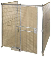 Folding Guard - 16' Long x 12" Wide, Welded Wire Room Kit - 3 Walls - USA Tool & Supply