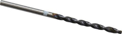 Accupro - #39 118° Cobalt Jobber Drill - TiAlN Finish, Right Hand Cut, Parabolic Flute, Straight Shank, 57mm OAL, DX Point - USA Tool & Supply