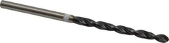 Accupro - #32 118° Cobalt Jobber Drill - TiAlN Finish, Right Hand Cut, Parabolic Flute, Straight Shank, 61mm OAL, DX Point - USA Tool & Supply