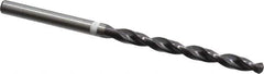 Accupro - #21 118° Cobalt Jobber Drill - TiAlN Finish, Right Hand Cut, Parabolic Flute, Straight Shank, 75mm OAL, DX Point - USA Tool & Supply