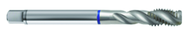 M20x1.5 6H 4-Flute PM Cobalt Blue Ring Semi-Bottoming 40 degree Spiral Flute Tap-Bright - USA Tool & Supply