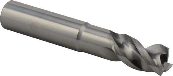 Iscar - 1/2", 3 Flute, Single End, Solid Carbide, 0.02" Corner Radius End Mill - 3" OAL, Right Hand Flute, 3/4" LOC, Right Hand Cut, 1-1/2" Extended Reach - USA Tool & Supply