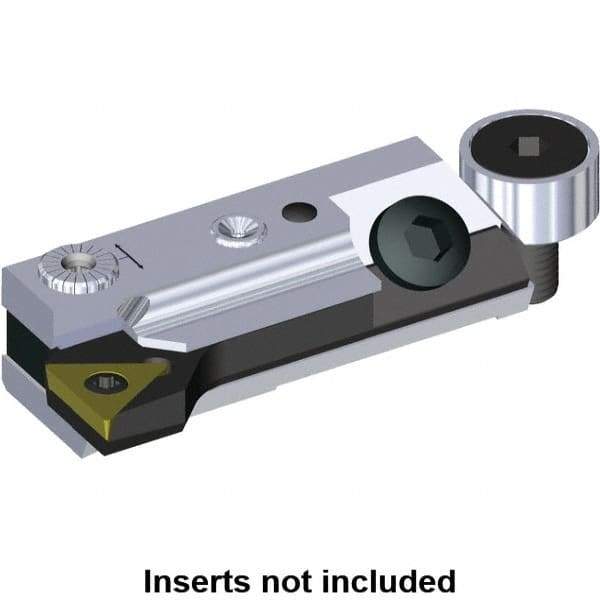 Kennametal - Series T-Style, Right Hand Cut, Boring Cartridge - 20.15mm Back of Bar to Cutting Edge, TCMT110204 Insert, 45.5mm OAL, 90° Lead Angle - USA Tool & Supply