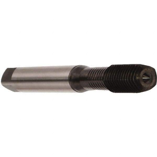 Emuge - M2.5x0.45 Metric 6HX Modified Bottoming Thread Forming Tap - Cobalt, Nitride Finish, 50mm OAL, 9mm Thread Length, Right Hand Thread, Series Druck - USA Tool & Supply