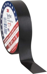 3M - 3/4" x 60', Black Vinyl Electrical Tape - 7 mil Thick, 17 Lb./Inch Tensile Strength - USA Tool & Supply