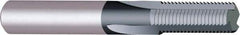 Vargus - #8-36 Thread, 1/8" Shank Diam, TiAlN Coating, Solid Carbide Straight Flute Thread Mill - 3 Flutes, 1.654" OAL, #8 Min Noml Diameter - USA Tool & Supply