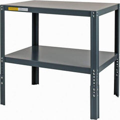 Value Collection - 36 Wide x 24" Deep x 29 to 34" High, Steel Work Table - Comfort Edge, Adjustable Height Legs - USA Tool & Supply