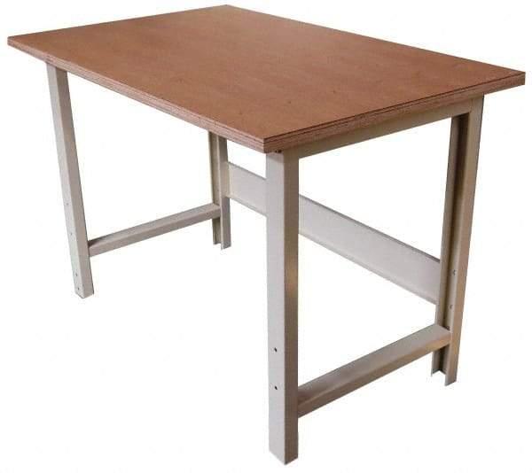 Value Collection - 48 Wide x 30" Deep x 33" High, Hardboard Workbench - Comfort Edge - USA Tool & Supply