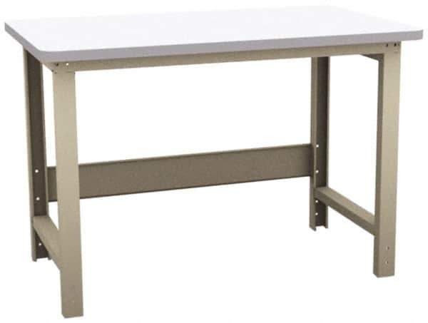 Value Collection - 60 Wide x 48" Deep x 33" High, Laminate Workbench - Comfort Edge - USA Tool & Supply