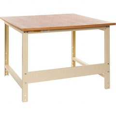 Value Collection - 48 Wide x 48" Deep x 33" High, Hardboard Workbench - Comfort Edge - USA Tool & Supply