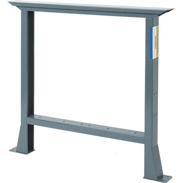 Value Collection - Workbench & Workstation Flared Fixed Leg - 32" High, Use with Workbenches - USA Tool & Supply