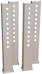 Value Collection - Workbench & Workstation Leg Extensions - 17-3/4" High, Use with Economy Workbenches - USA Tool & Supply