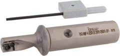 Iscar - 0.71" Max Drill Depth, 2.25xD, 8mm Diam, Indexable Insert Drill - 1/2" Shank Diam, Straight Shank - USA Tool & Supply