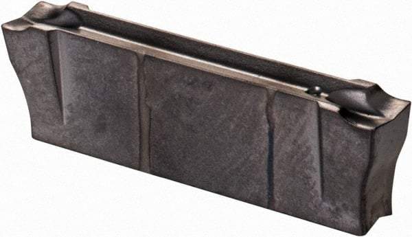 Iscar - DGN3202 J IC908 Grade, 0.125" Cutting Width, Carbide Cutoff Insert - Neutral Lead Angle, 0.008" Cnr Rad, TiN/TiAlN Coated, Single End - USA Tool & Supply