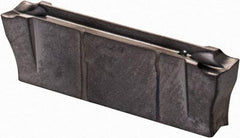 Iscar - DGN3202 J IC908 Grade, 0.125" Cutting Width, Carbide Cutoff Insert - Neutral Lead Angle, 0.008" Cnr Rad, TiN/TiAlN Coated, Single End - USA Tool & Supply