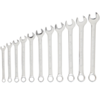 STANLEY® 11 Piece Full Polish Metric Combination Wrench Set – 12 Point - USA Tool & Supply