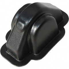 Made in USA - Flame Retardent ABS Housing Plastic Bearing Flange Mount - 4-1/8" Wide x 4-5/16" Outside Diam - USA Tool & Supply