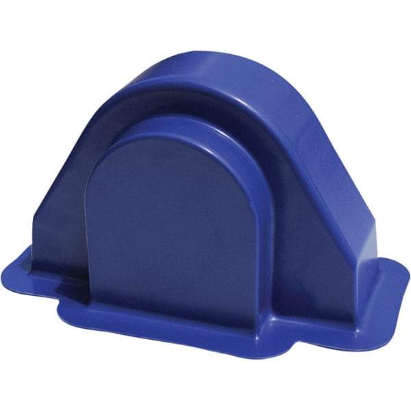 Made in USA - Flame Retardent ABS Housing Plastic Bearing Flange Mount - 3-1/8" Wide x 3-1/4" Outside Diam - USA Tool & Supply