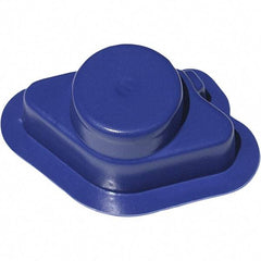 Made in USA - Flame Retardent ABS Housing Plastic Bearing Flange Mount - 6" Wide x 6-1/8" Outside Diam - USA Tool & Supply