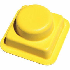 Made in USA - Flame Retardent ABS Housing Plastic Bearing Flange Mount - 3-1/4" Wide x 3-7/16" Outside Diam - USA Tool & Supply