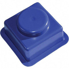 Made in USA - Flame Retardent ABS Housing Plastic Bearing Flange Mount - 3-1/4" Wide x 3-3/8" Outside Diam - USA Tool & Supply