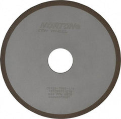 Norton - 6" Diam x 1-1/4" Hole x 1/8" Thick, 120 Grit Surface Grinding Wheel - CBN, Type 1A1, Fine Grade, Resinoid Bond - USA Tool & Supply