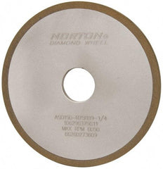 Norton - 6" Diam x 1-1/4" Hole x 1/4" Thick, 150 Grit Surface Grinding Wheel - Diamond, Type 1A1, Very Fine Grade, Resinoid Bond - USA Tool & Supply
