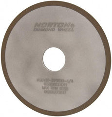 Norton - 6" Diam x 1-1/4" Hole x 1/8" Thick, 150 Grit Surface Grinding Wheel - Diamond, Type 1A1, Very Fine Grade, Resinoid Bond - USA Tool & Supply