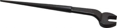 Proto - 3/4" Standard Spud Handle Open End Wrench - 12" OAL, Single End, Black Finish - USA Tool & Supply