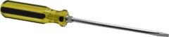 Stanley - Standard Slotted Screwdriver - Round Shank, Acetate Handle - USA Tool & Supply