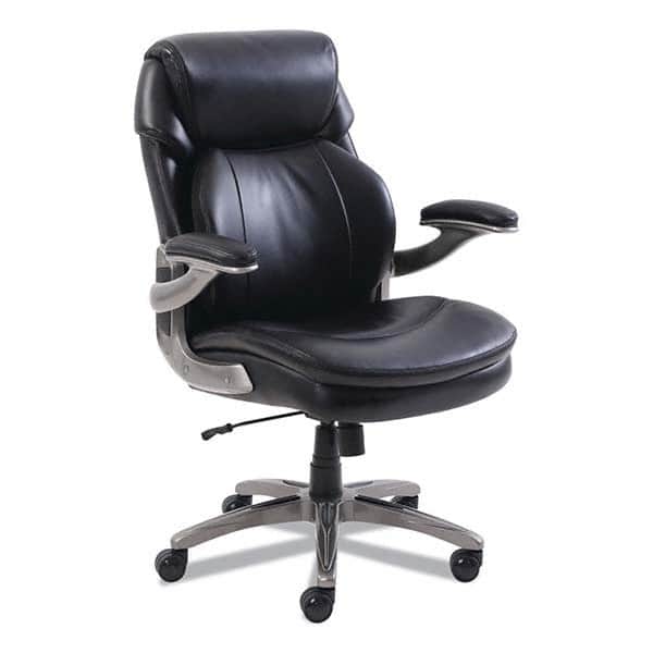 Serta - 44-1/2" High Executive Mid Back Chair - USA Tool & Supply