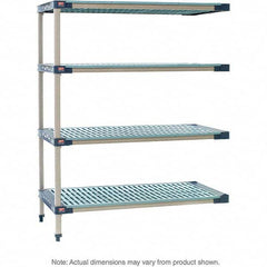 Metro - Plastic Shelving Type: Structural Plastic Open Shelving Shelf Capacity (Lb.): 2,000 - USA Tool & Supply