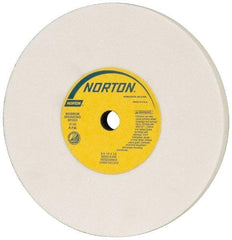 Norton - 6" Diam x 1/2" Hole x 1/2" Thick, K Hardness, 80 Grit Surface Grinding Wheel - Aluminum Oxide, Type 1, Medium Grade, 4,140 Max RPM, Vitrified Bond, No Recess - USA Tool & Supply