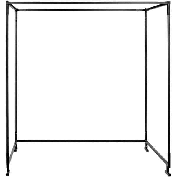 Steiner - 6' High x 8' Wide, Black Welding Screen Frame - Use with Protect-O-Screen HD Welding Booth - USA Tool & Supply