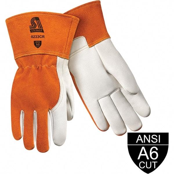 Steiner - Welder's & Heat Protective Gloves Type: Welding Glove Size: Medium - USA Tool & Supply