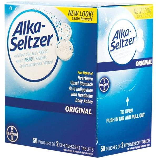 Alka-Seltzer - Alka Seltzer Tablets - Antacids & Stomach Relief - USA Tool & Supply