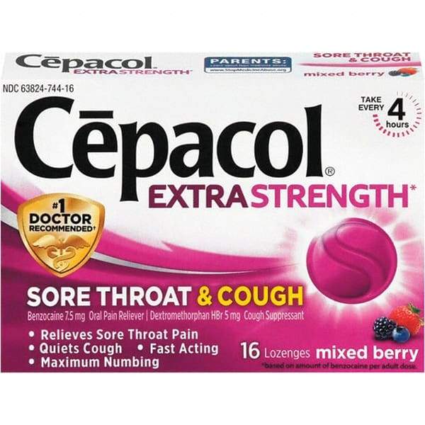 Cepacol - Mixed Berry Flavor Cough Drop Lozenges - Sore Throat Relief - USA Tool & Supply