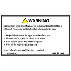 NMC - Safety & Facility Labels Message Type: Hazardous Materials Header: WARNING - USA Tool & Supply