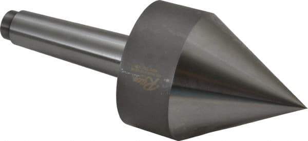 Riten - MT4 Taper Shank, Live Center - 3-1/2" Point Diam, 4-15/16" Point Len, 1,500 Lb Max Workpc, Pipe Nose Point - USA Tool & Supply