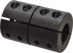 Climax Metal Products - 7/8" Bore, Steel, One Piece Clamping Shaft Collar - 1-7/8" Outside Diam, 2-7/8" Wide - USA Tool & Supply