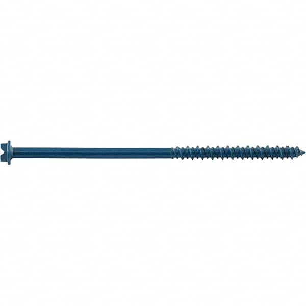 DeWALT Anchors & Fasteners - 3/16" Diam, 1-1/4 Length Under Head, Hex Drive Concrete Screw & Masonry Fastener - USA Tool & Supply